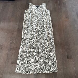 NWT Silk Club Collection Maxi‎ Dress Floral Romantic Boho Cottagecore  L